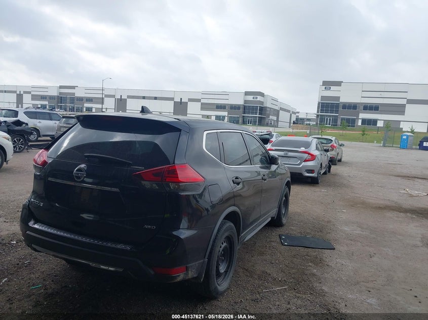 2017 Nissan Rogue VIN JN8AT2MV7HW275956 IAAI salvage auction — LEFT SIDE, Salvage (Texas), sold $1,525 on 2026-07-28 (photo 4)