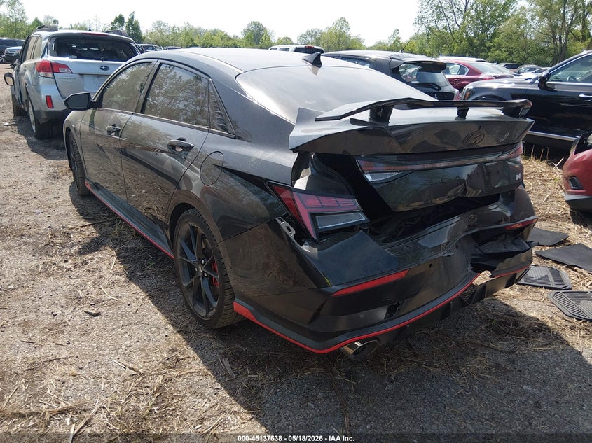 2024 Hyundai Elantra VIN KMHLW4DK4RU021403 IAAI salvage auction — REAR END, Salvage (Ohio), sold $8,100 on 2026-07-21 (photo 3)