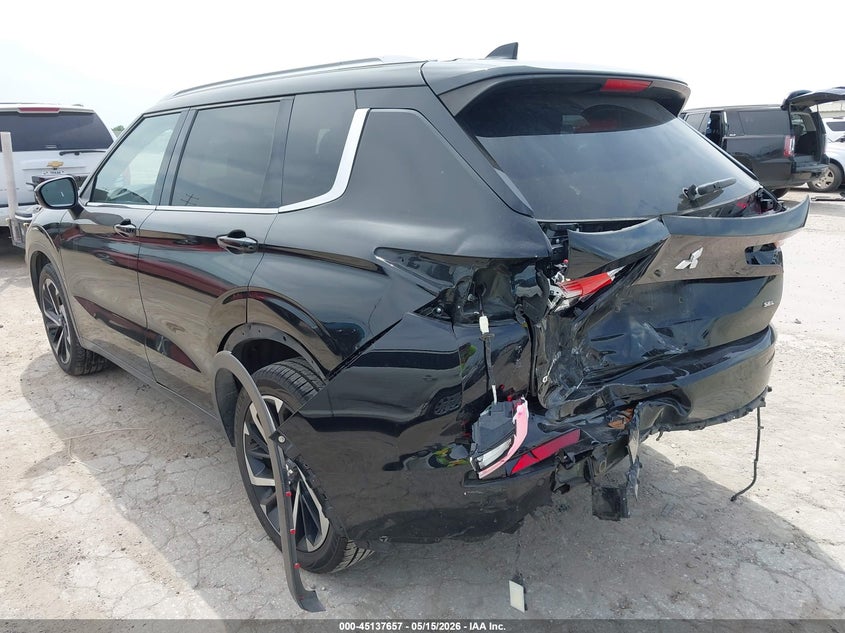 2023 Mitsubishi Outlander VIN JA4J3VA88PZ023037 IAAI salvage auction — REAR END, Original (Texas), sold $7,500 on 2026-07-27 (photo 3)