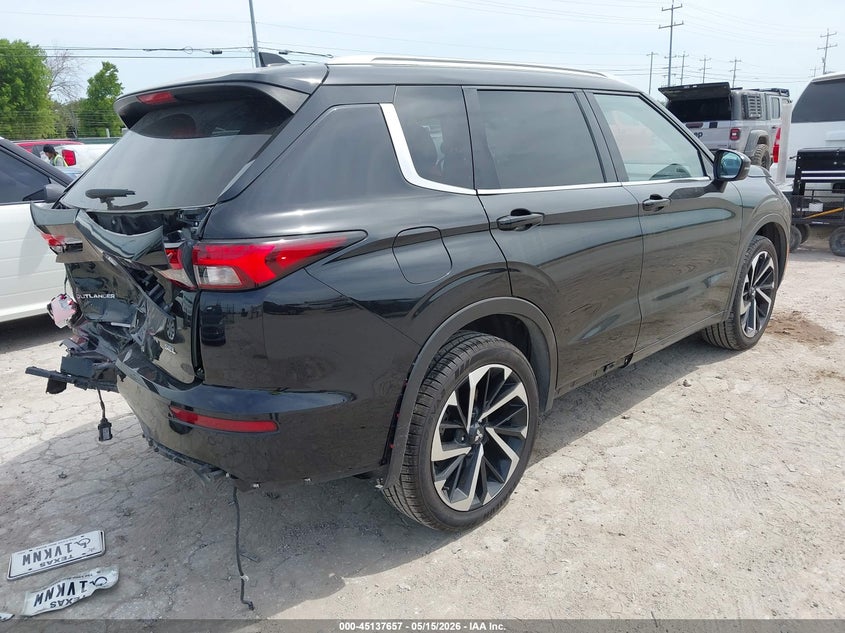 2023 Mitsubishi Outlander VIN JA4J3VA88PZ023037 IAAI salvage auction — REAR END, Original (Texas), sold $7,500 on 2026-07-27 (photo 4)