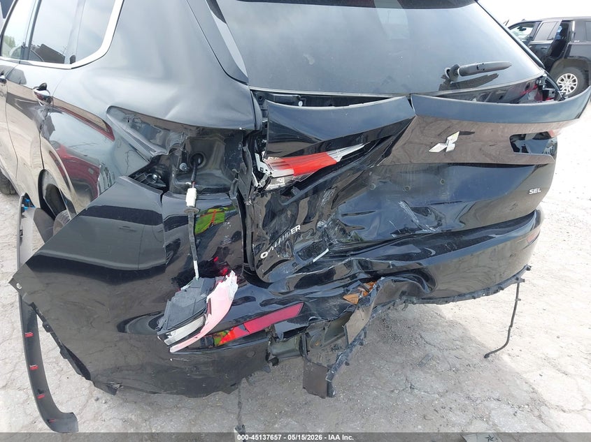 2023 Mitsubishi Outlander VIN JA4J3VA88PZ023037 IAAI salvage auction — REAR END, Original (Texas), sold $7,500 on 2026-07-27 (photo 6)