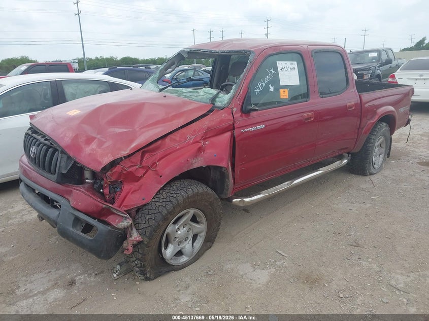 2004 Toyota Tacoma VIN 5TEHN72N24Z385024 IAAI salvage auction — ROLLOVER, Salvage (Texas), sold $1,850 on 2026-07-13 (photo 2)