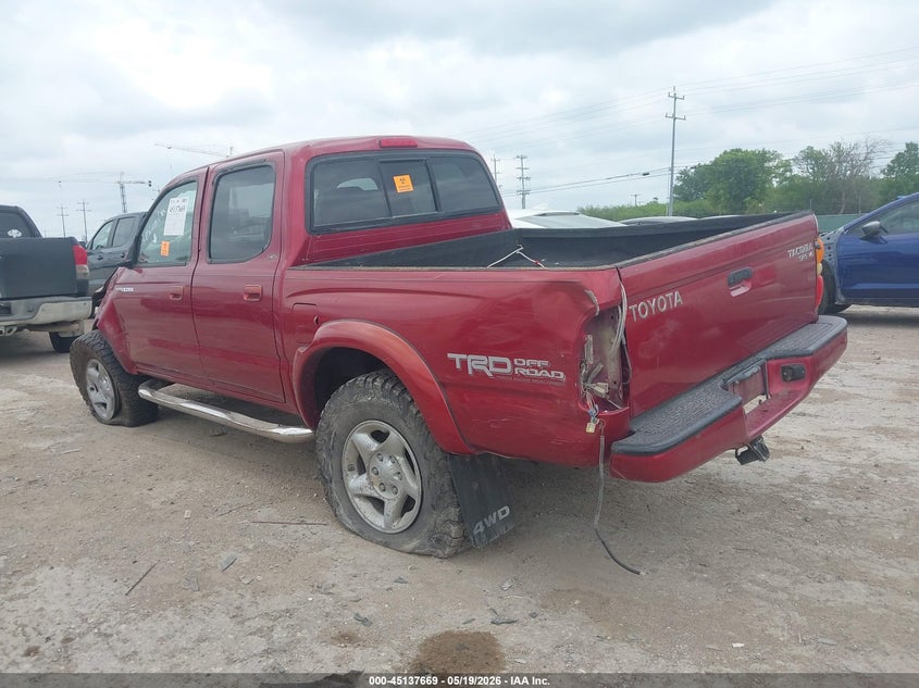 2004 Toyota Tacoma VIN 5TEHN72N24Z385024 IAAI salvage auction — ROLLOVER, Salvage (Texas), sold $1,850 on 2026-07-13 (photo 3)