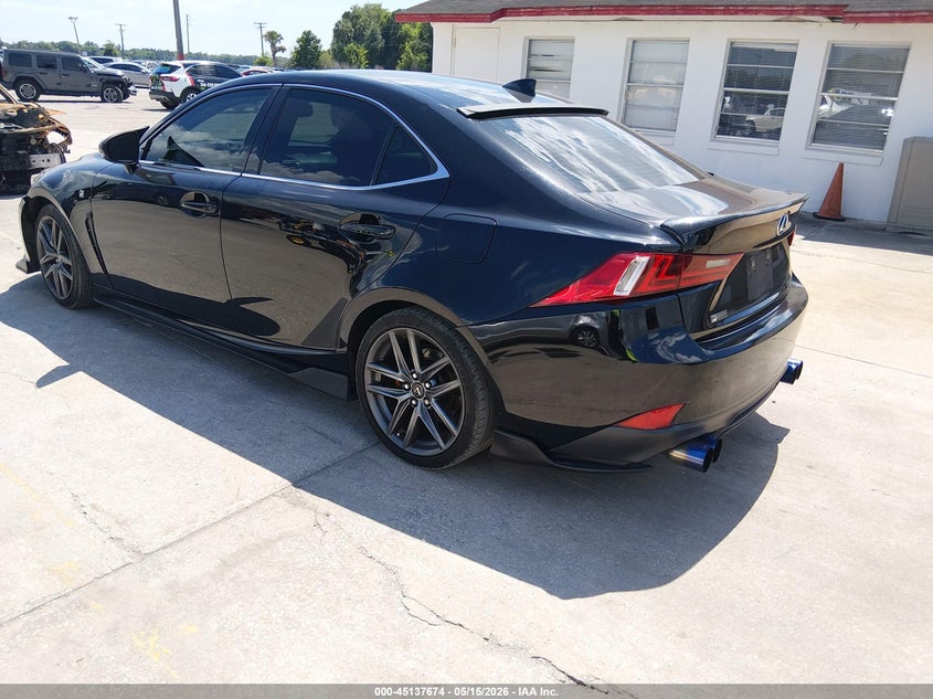 2015 Lexus Is VIN JTHBF1D20F5046494 IAAI salvage auction — RIGHT FRONT, Rebuildable (Florida), sold $2,175 on 2026-07-22 (photo 3)