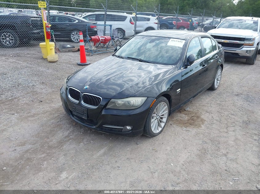 2009 BMW 3 series VIN WBAPL33599A404403 IAAI salvage auction — HAIL, Salvage (Iowa), sold $450 on 2026-07-29 (photo 2)