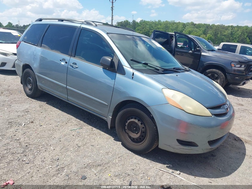 2006 Toyota Sienna VIN 5TDZA23C66S481027 IAAI salvage auction — REAR END, Salvage (Georgia), sold $325 on 2026-07-29 (photo 1)