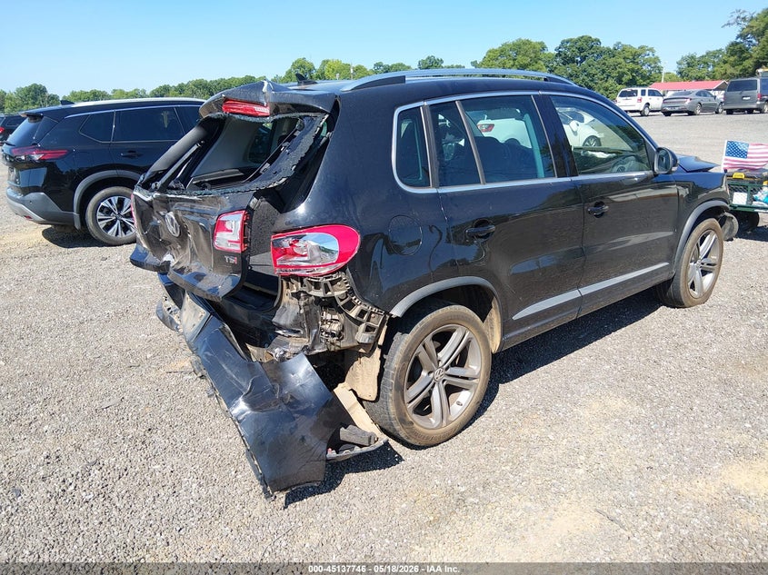 2017 Volkswagen Tiguan VIN WVGTV7AX7HK007641 IAAI salvage auction — FRONT & REAR, Salvage (South Carolina), sold $700 on 2026-08-04 (photo 4)