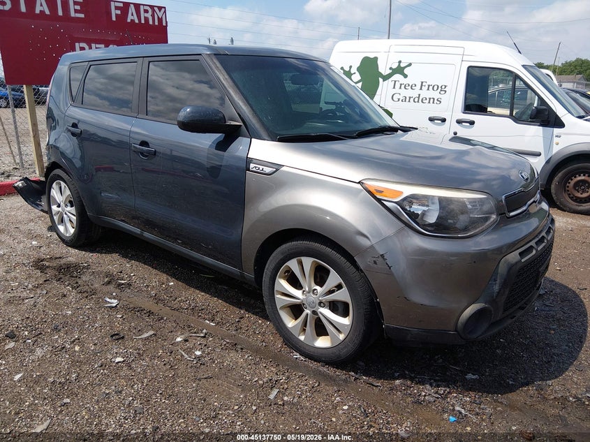 2016 Kia Soul VIN KNDJP3A52G7269209 IAAI salvage auction — REAR END, Clear (Indiana), sold $1,250 on 2026-07-15 (photo 1)