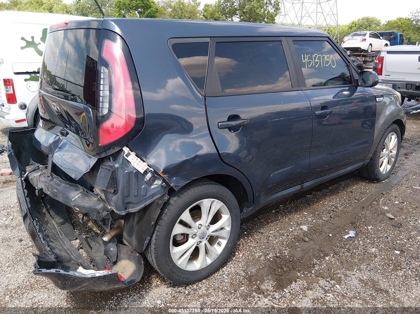 2016 Kia Soul VIN KNDJP3A52G7269209 IAAI salvage auction — REAR END, Clear (Indiana), sold $1,250 on 2026-07-15 (photo 4)