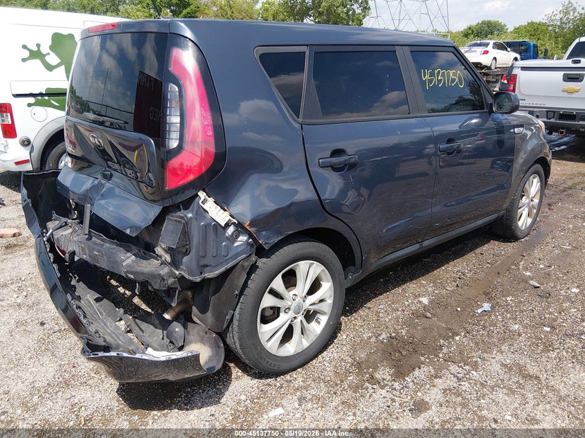 2016 Kia Soul VIN KNDJP3A52G7269209 IAAI salvage auction — REAR END, Clear (Indiana), sold $1,250 on 2026-07-15 (photo 6)