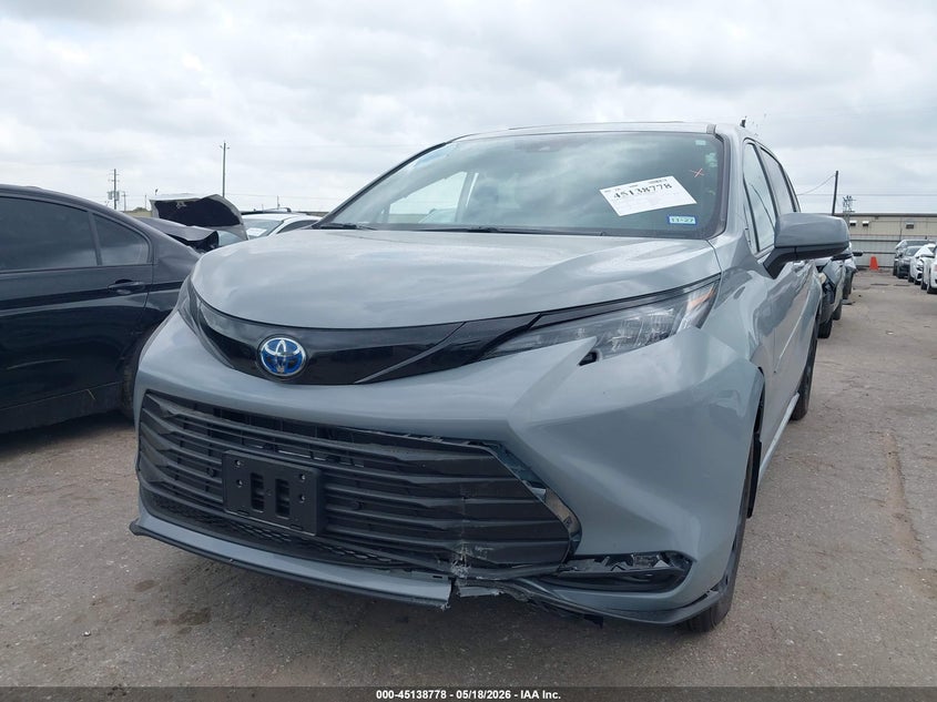 2025 Toyota Sienna VIN 5TDCSKFC8SS222399 IAAI salvage auction — FRONT END, Original (Texas), sold $26,675 on 2026-07-08 (photo 6)