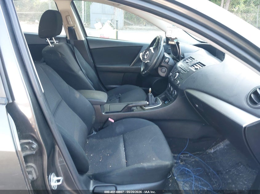 2013 Mazda 3 VIN JM1BL1L73D1757036 IAAI salvage auction — FRONT & REAR, Salvage (Georgia), sold $250 on 2026-07-10 (photo 5)