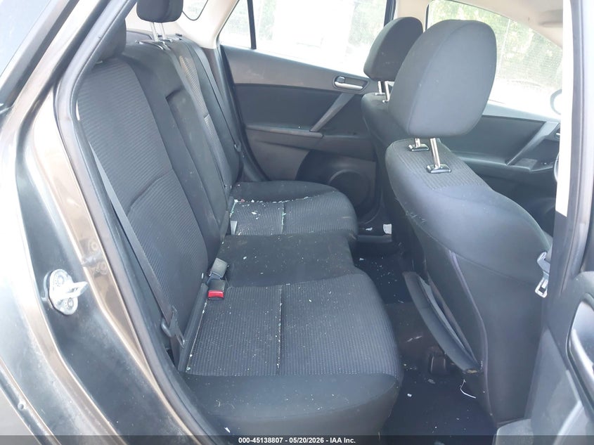 2013 Mazda 3 VIN JM1BL1L73D1757036 IAAI salvage auction — FRONT & REAR, Salvage (Georgia), sold $250 on 2026-07-10 (photo 8)