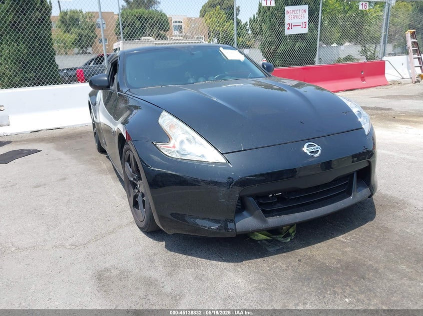 2013 Nissan 370z VIN JN1AZ4EH1DM381519 IAAI salvage auction — THEFT, Salvage (California), sold $950 on 2026-07-23 (photo 1)