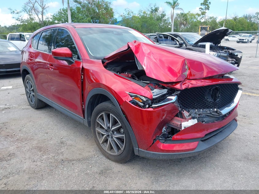 2017 Mazda Cx-5 VIN JM3KFADLXH0225904 IAAI salvage auction — FRONT END, Rebuildable (Florida), sold $4,550 on 2026-07-20 (photo 1)