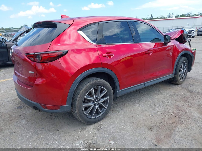 2017 Mazda Cx-5 VIN JM3KFADLXH0225904 IAAI salvage auction — FRONT END, Rebuildable (Florida), sold $4,550 on 2026-07-20 (photo 4)