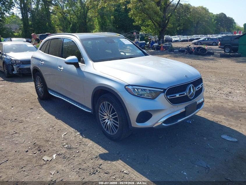 2025 Mercedes-benz Glc VIN W1NKM4HB0SF249949 IAAI salvage auction — LEFT REAR, Mv-907A (New York), sold $24,550 on 2026-07-14 (photo 1)