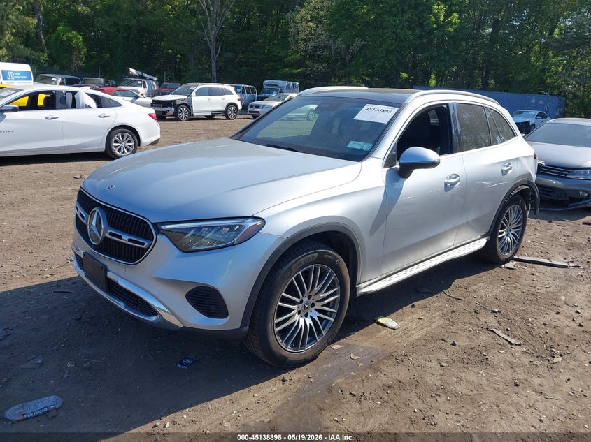 2025 Mercedes-benz Glc VIN W1NKM4HB0SF249949 IAAI salvage auction — LEFT REAR, Mv-907A (New York), sold $24,550 on 2026-07-14 (photo 2)
