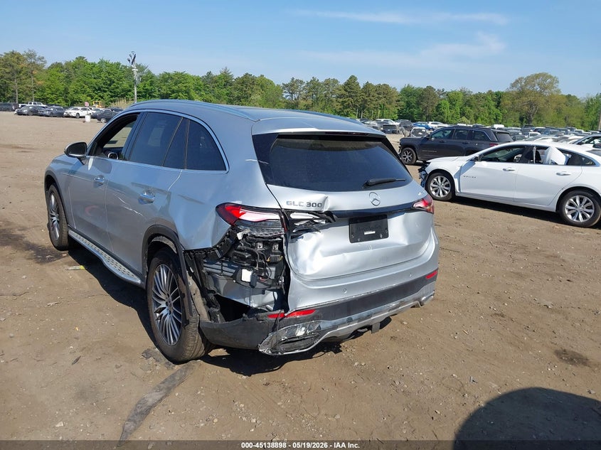 2025 Mercedes-benz Glc VIN W1NKM4HB0SF249949 IAAI salvage auction — LEFT REAR, Mv-907A (New York), sold $24,550 on 2026-07-14 (photo 3)