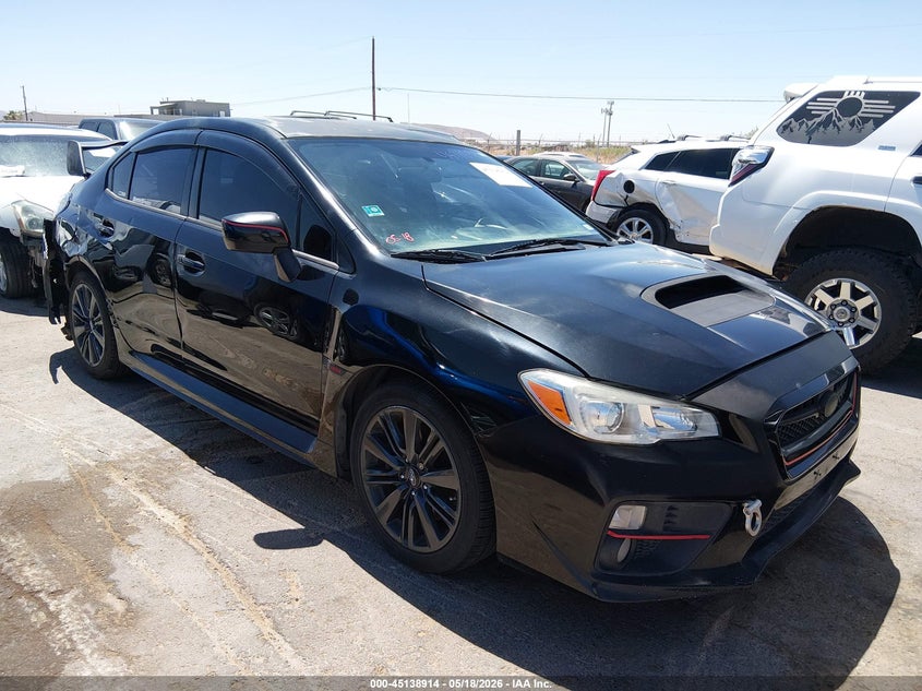 2017 Subaru Wrx VIN JF1VA1B66H9820218 IAAI salvage auction — LEFT REAR, Salvage (Texas), sold $4,000 on 2026-07-08 (photo 1)