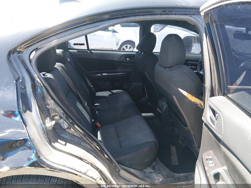2017 Subaru Wrx VIN JF1VA1B66H9820218 IAAI salvage auction — LEFT REAR, Salvage (Texas), sold $4,000 on 2026-07-08 (photo 8)