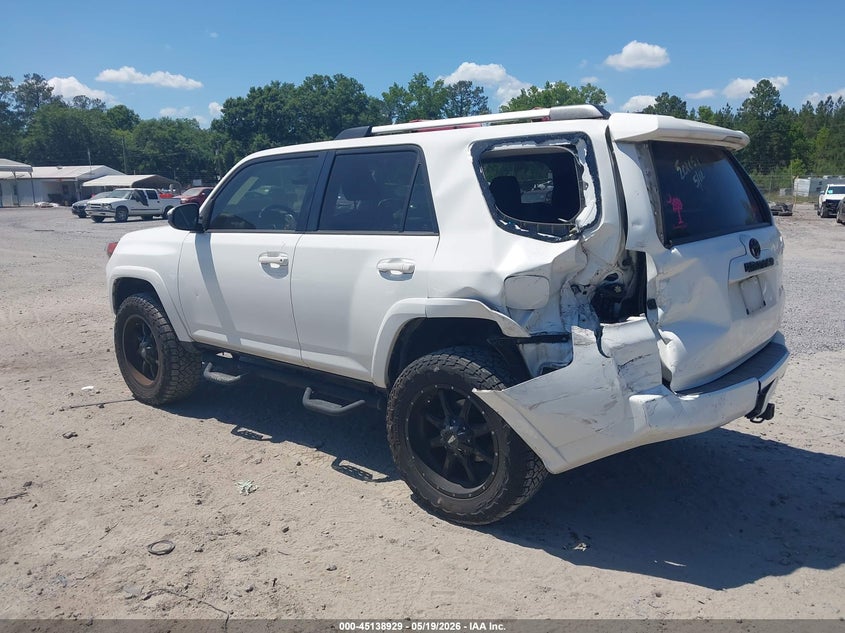 2019 Toyota 4runner VIN JTEZU5JR3K5201057 IAAI salvage auction — LEFT REAR, Clear (South Carolina), sold $12,600 on 2026-07-28 (photo 3)