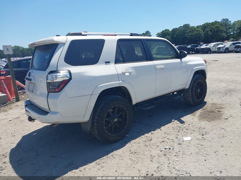2019 Toyota 4runner VIN JTEZU5JR3K5201057 IAAI salvage auction — LEFT REAR, Clear (South Carolina), sold $12,600 on 2026-07-28 (photo 4)