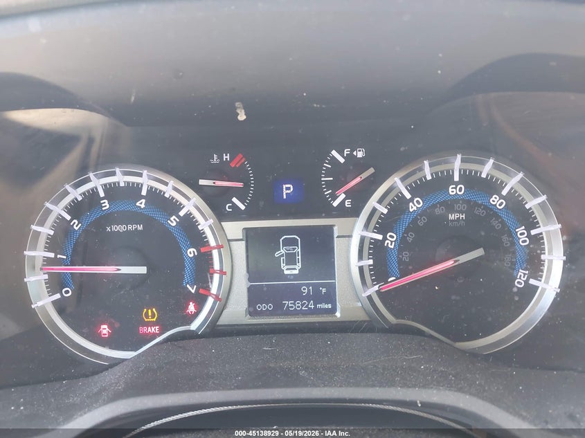 2019 Toyota 4runner VIN JTEZU5JR3K5201057 IAAI salvage auction — LEFT REAR, Clear (South Carolina), sold $12,600 on 2026-07-28 (photo 7)
