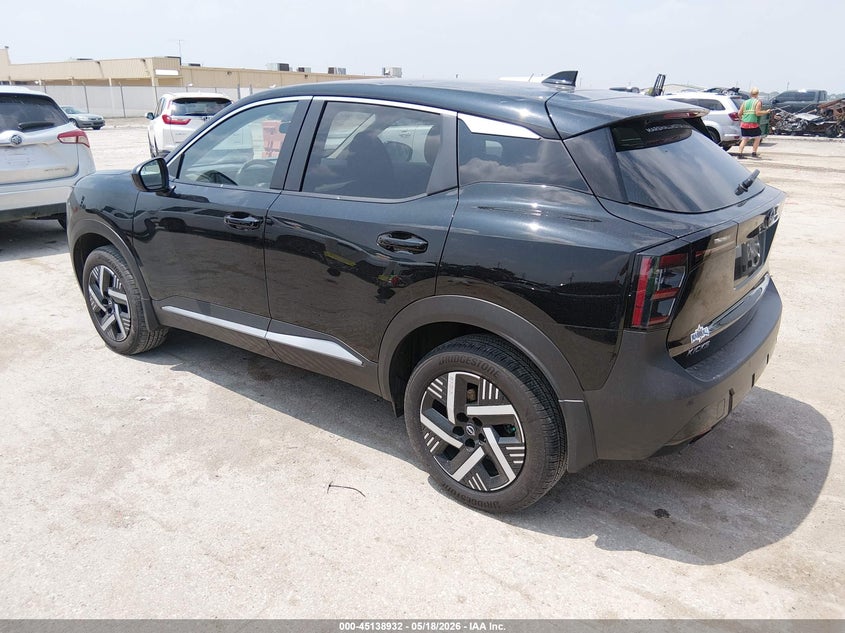 2025 Nissan Kicks VIN 3N8AP6CAXSL346137 IAAI salvage auction — HAIL, Salvage (Kansas), sold $10,550 on 2026-08-14 (photo 3)