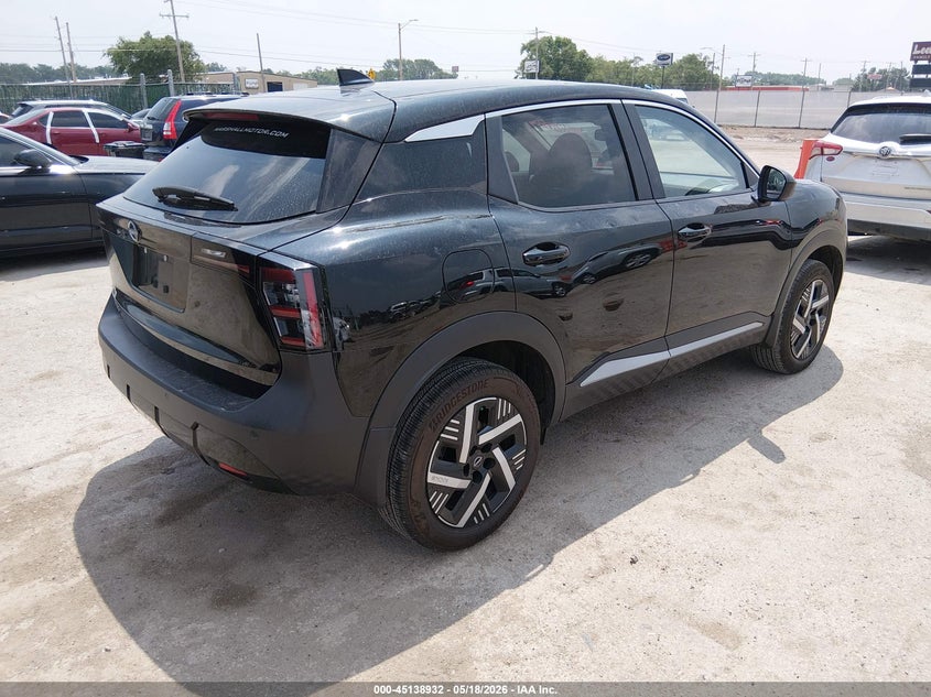 2025 Nissan Kicks VIN 3N8AP6CAXSL346137 IAAI salvage auction — HAIL, Salvage (Kansas), sold $10,550 on 2026-08-14 (photo 4)