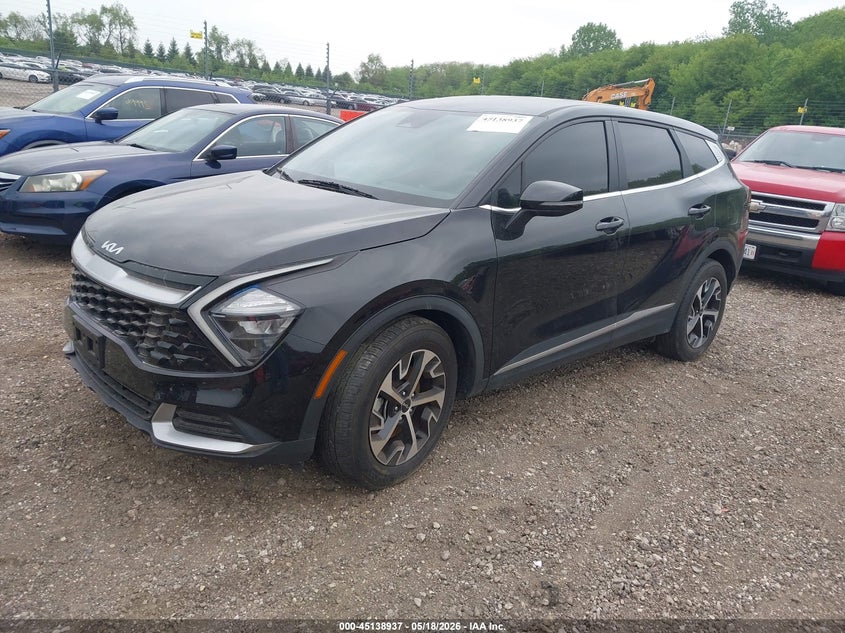 2023 Kia Sportage VIN 5XYK33AF8PG041243 IAAI salvage auction — RIGHT SIDE, Salvage (Illinois), sold $6,100 on 2026-07-29 (photo 2)