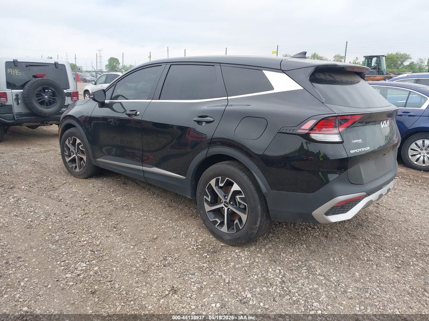 2023 Kia Sportage VIN 5XYK33AF8PG041243 IAAI salvage auction — RIGHT SIDE, Salvage (Illinois), sold $6,100 on 2026-07-29 (photo 3)