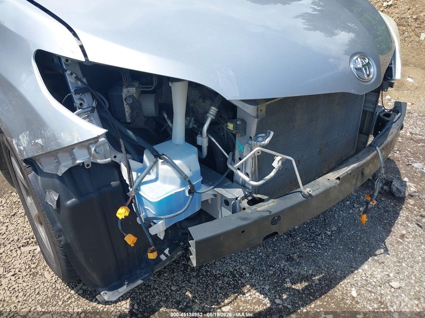 2012 Toyota Sienna VIN 5TDKK3DC3CS244395 IAAI salvage auction — FRONT END, Clear (Indiana), sold $2,300 on 2026-07-15 (photo 6)