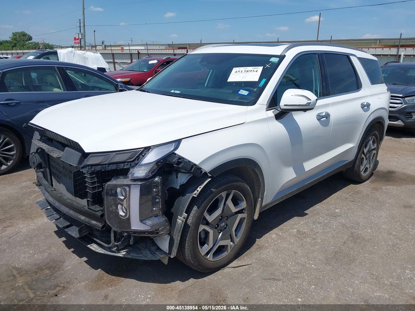 2025 Hyundai Palisade VIN KM8R44GE2SU937847 IAAI salvage auction — FRONT END, Salvage (Texas), sold $17,800 on 2026-07-29 (photo 2)