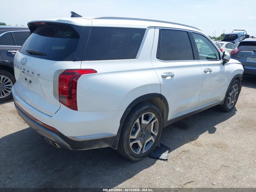 2025 Hyundai Palisade VIN KM8R44GE2SU937847 IAAI salvage auction — FRONT END, Salvage (Texas), sold $17,800 on 2026-07-29 (photo 4)