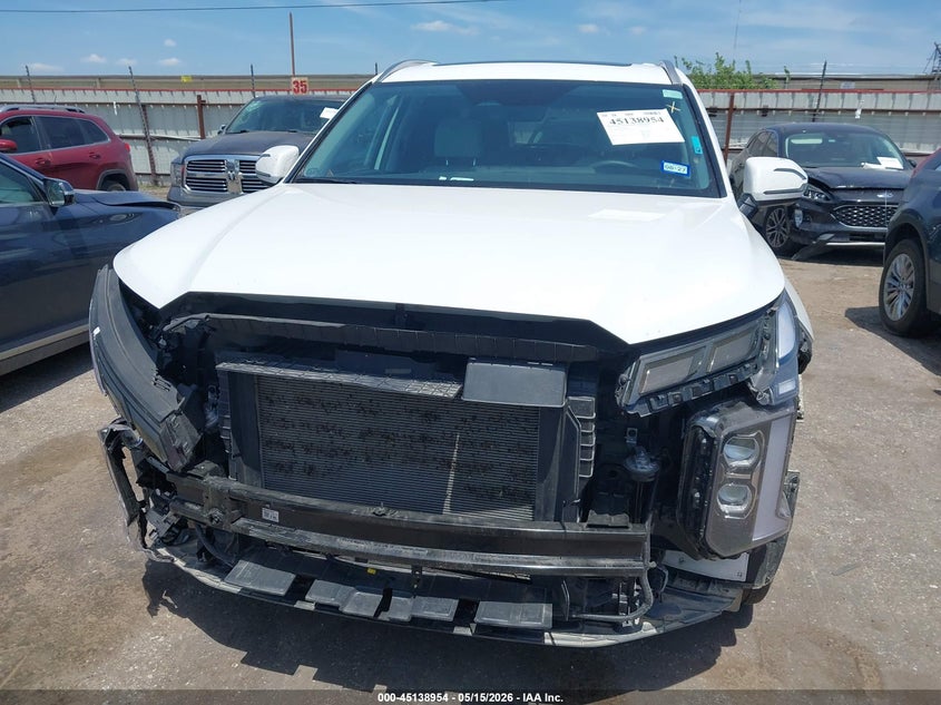 2025 Hyundai Palisade VIN KM8R44GE2SU937847 IAAI salvage auction — FRONT END, Salvage (Texas), sold $17,800 on 2026-07-29 (photo 6)