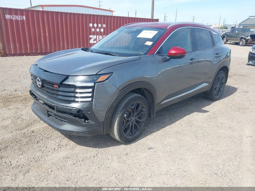 2025 Nissan Kicks VIN 3N8AP6DA9SL431582 IAAI salvage auction — FRONT END, Original (Texas), sold $7,500 on 2026-07-29 (photo 2)