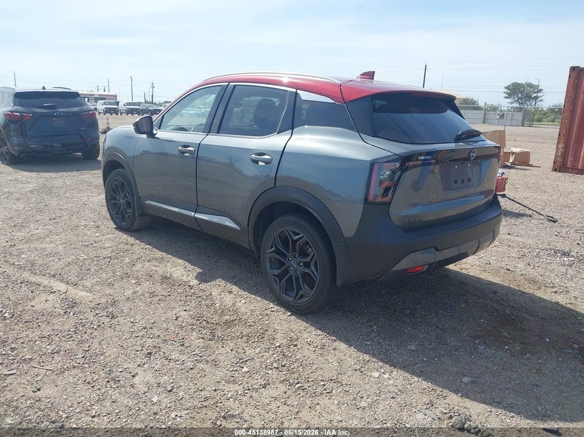 2025 Nissan Kicks VIN 3N8AP6DA9SL431582 IAAI salvage auction — FRONT END, Original (Texas), sold $7,500 on 2026-07-29 (photo 3)