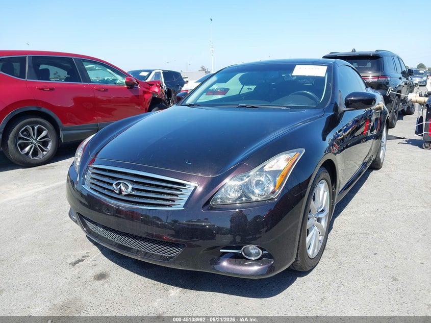 2013 Infiniti VIN JN1CV6FEXDM771443 IAAI salvage auction — REAR END, Salvage (California), sold $3,000 on 2026-07-23 (photo 2)