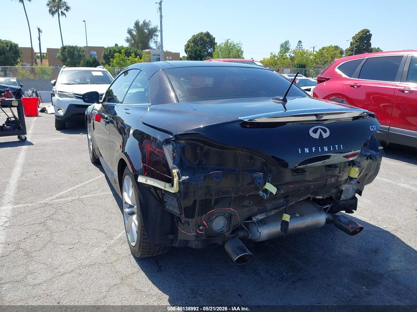 2013 Infiniti VIN JN1CV6FEXDM771443 IAAI salvage auction — REAR END, Salvage (California), sold $3,000 on 2026-07-23 (photo 3)