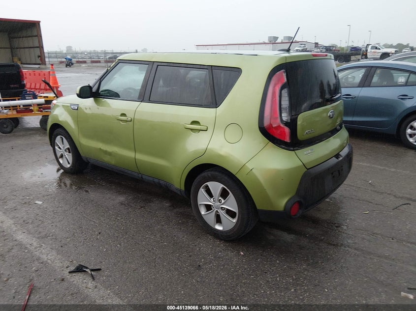 2016 Kia Soul VIN KNDJN2A26G7871522 IAAI salvage auction — HAIL, Salvage (Missouri), sold $500 on 2026-07-14 (photo 3)