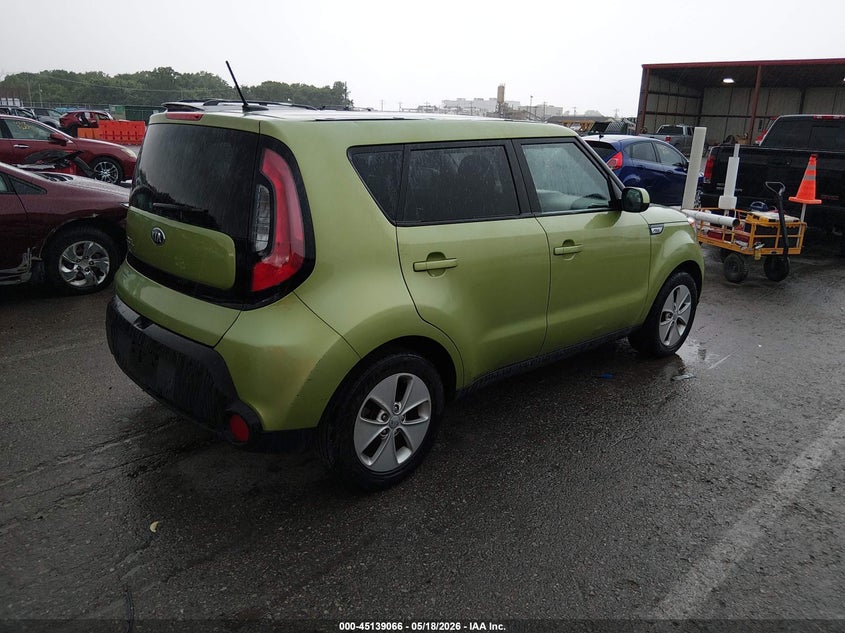 2016 Kia Soul VIN KNDJN2A26G7871522 IAAI salvage auction — HAIL, Salvage (Missouri), sold $500 on 2026-07-14 (photo 4)