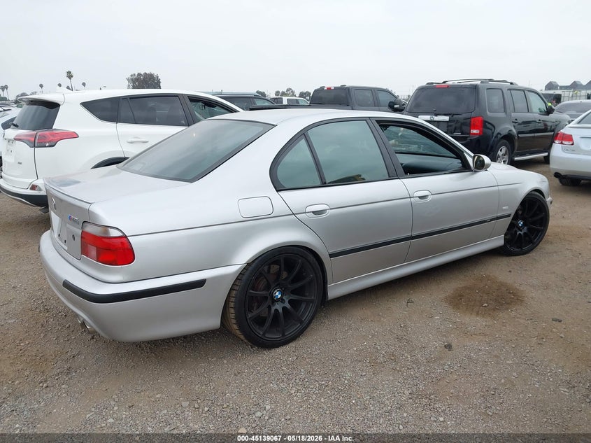 2000 BMW M5 VIN WBSDE9341YBZ94656 IAAI salvage auction — NORMAL WEAR, Clear - Dealer Only (California), sold $18,000 on 2026-07-06 (photo 4)