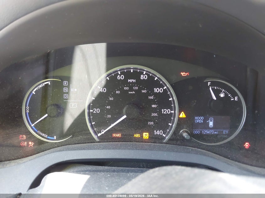 2013 Lexus Ct VIN JTHKD5BH9D2172873 IAAI salvage auction — FRONT END, Salvage (California), sold $2,400 on 2026-07-12 (photo 7)