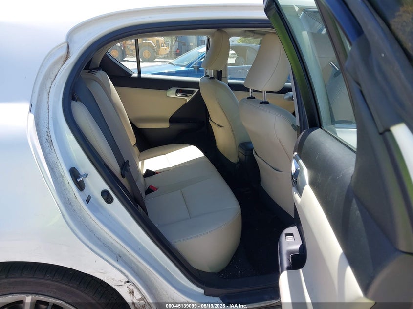 2013 Lexus Ct VIN JTHKD5BH9D2172873 IAAI salvage auction — FRONT END, Salvage (California), sold $2,400 on 2026-07-12 (photo 8)