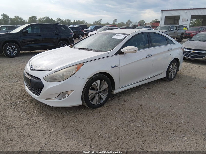 2013 Hyundai Sonata VIN KMHEC4A42DA080371 IAAI salvage auction — HAIL, Clear (Missouri), sold $25 on 2026-07-30 (photo 2)