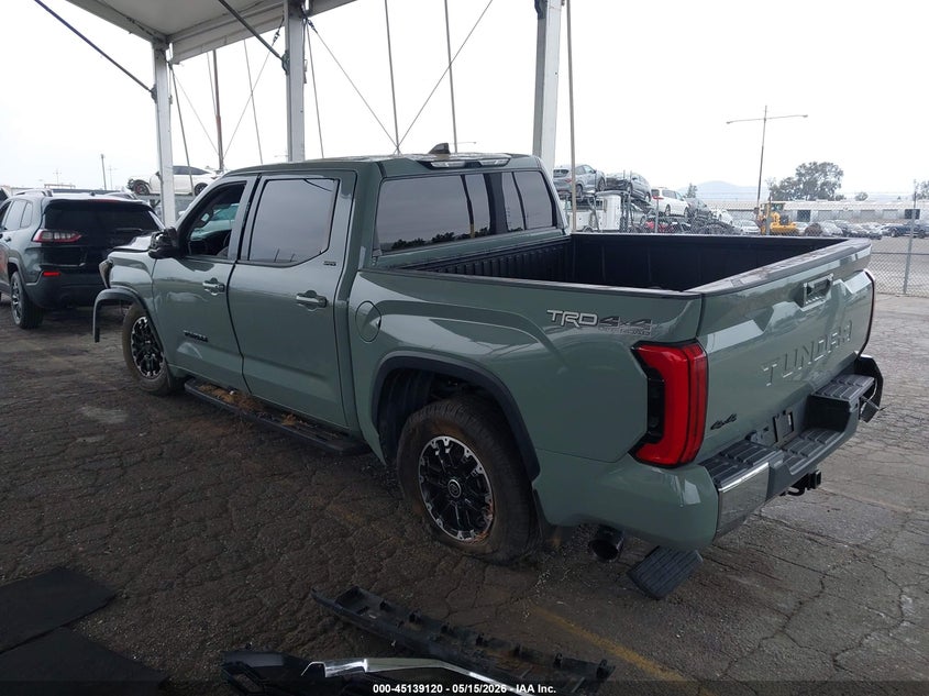 2022 Toyota Tundra VIN 5TFLA5DB5NX035523 IAAI salvage auction — Front & Rear, Salvage (California), sold $17,300 on 2026-06-16 (photo 3)