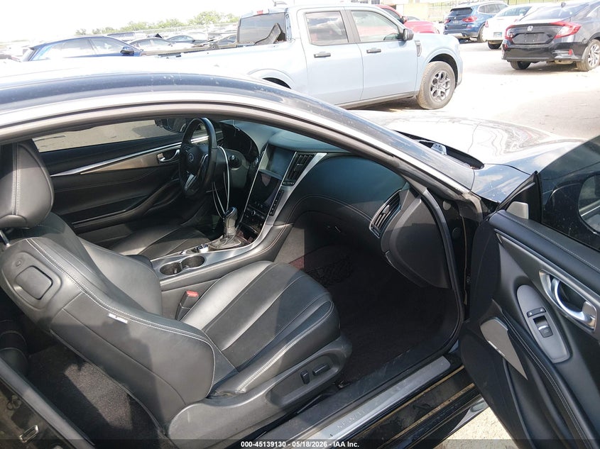 2017 Infiniti Q60 VIN JN1EV7EK7HM361789 IAAI salvage auction — FRONT END, Salvage (Texas), sold $5,400 on 2026-07-07 (photo 5)