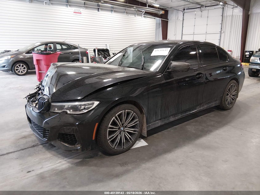 2020 BMW 3er VIN WBA5U9C02LFH29774 IAAI salvage auction — FRONT END, Wait Title, sold $14,500 on 2026-08-29 (photo 2)