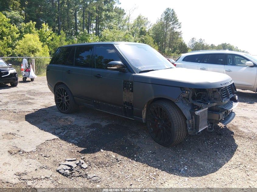 2016 Land rover RANGE ROVER VIN SALGS2EF7GA245957 IAAI salvage auction — FRONT END, Salvage (Mississippi), sold $6,200 on 2026-07-12 (photo 1)
